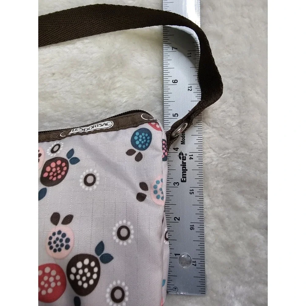 Le Sportsac Top Handle Bagette Purse Floral‎ Design